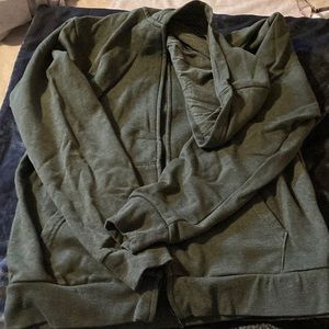 2 boys hoodies. H&M.  One black and one green